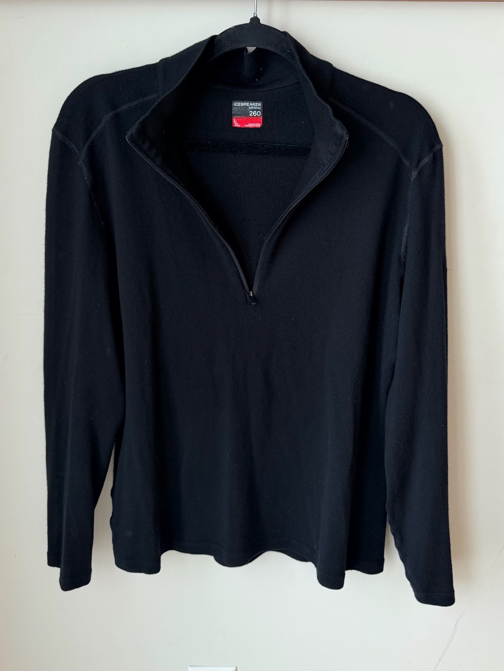 Icebreaker Merino 260 Wool Half Zip Thermal | Men’s L | Skiing Merino Wool